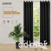 2PC Blackout cloth insulation curtain Nordic style solid color curtain - B07SZGG9NF